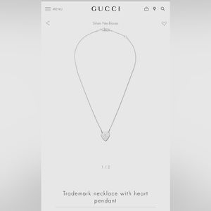 Gucci Heart Pendent